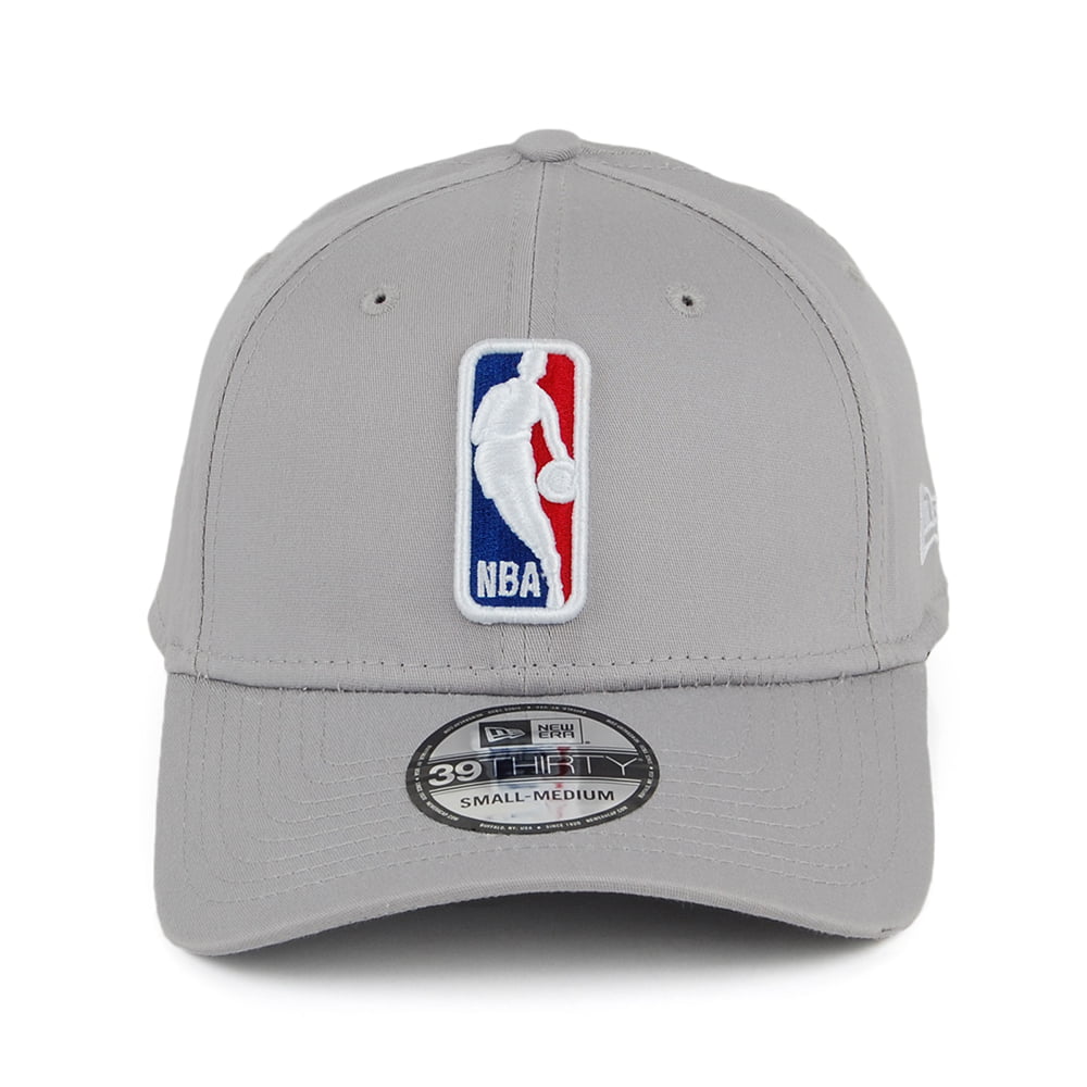 New Era 39THIRTY Baseball Cap NBA League Shield - Grau