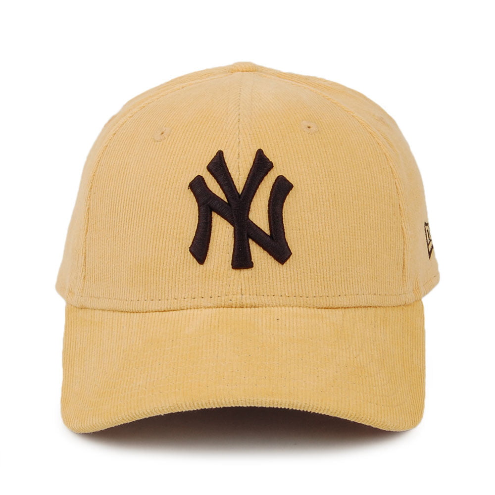 New Era 9FORTY New York Yankees Baseball Cap - MLB Corduroy - Gelb