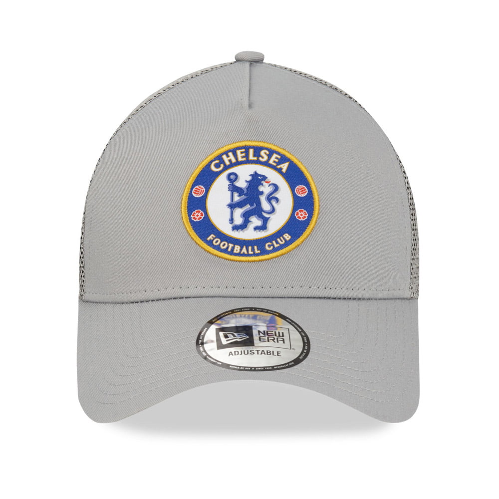 New Era Unisex 9FORTY A-Frame Chelsea FC Trucker Cap - Grau