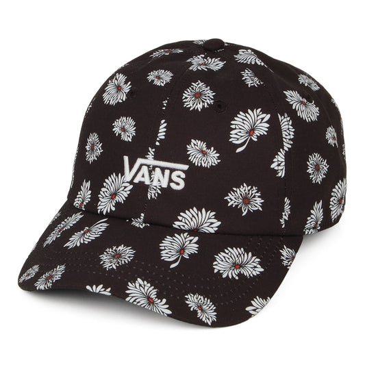 Vans Court Side Printed Daisy Baseball Cap - Schwarz-Weiß