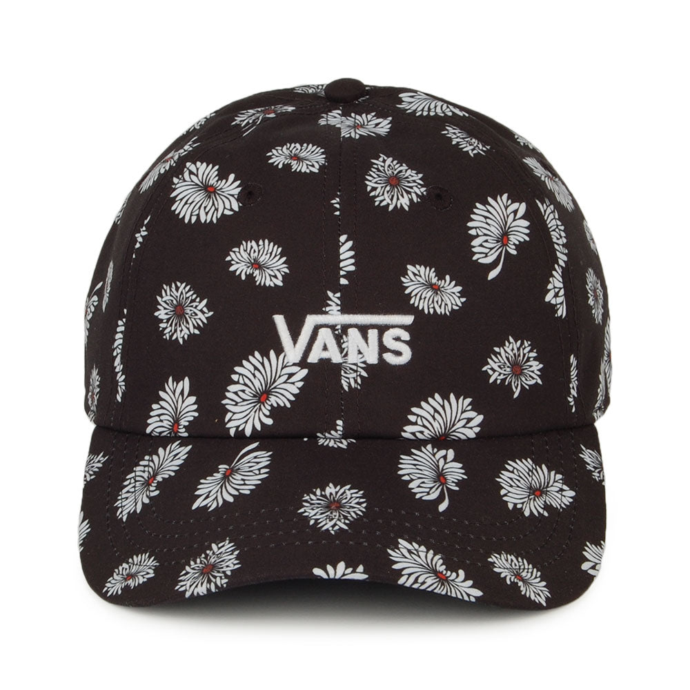 Vans Court Side Printed Daisy Baseball Cap - Schwarz-Weiß