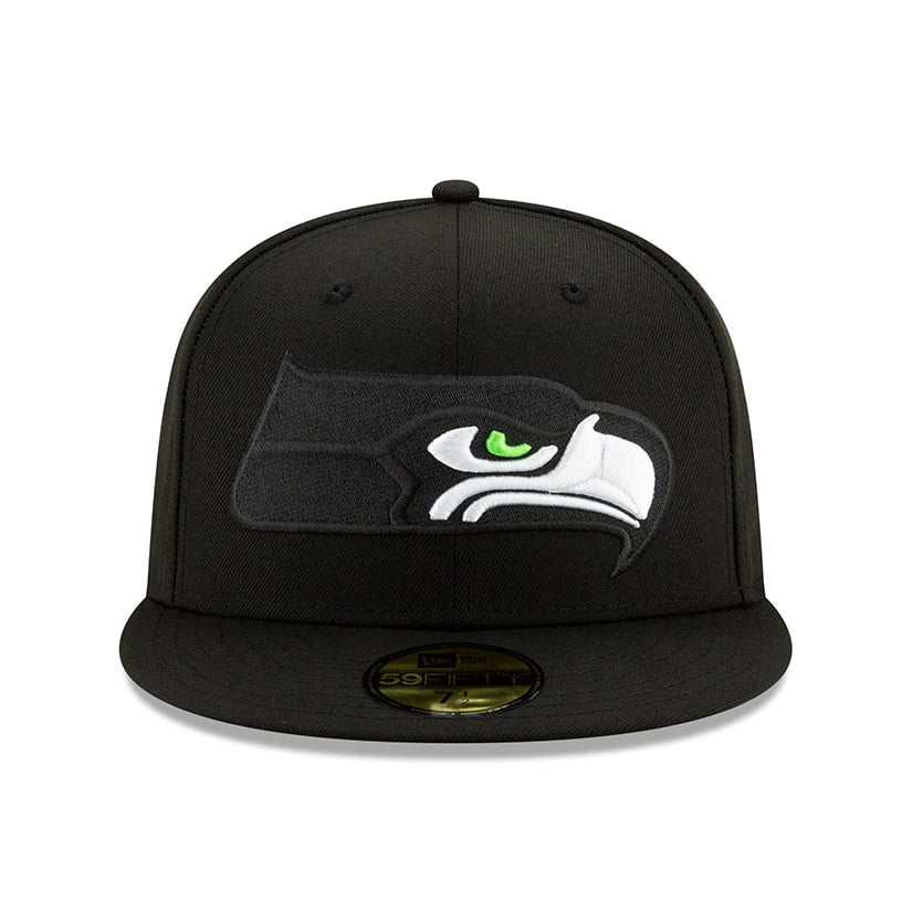 New Era 59FIFTY Seattle Seahawks Baseball Cap NFL Elements 2.0 - Schwarz