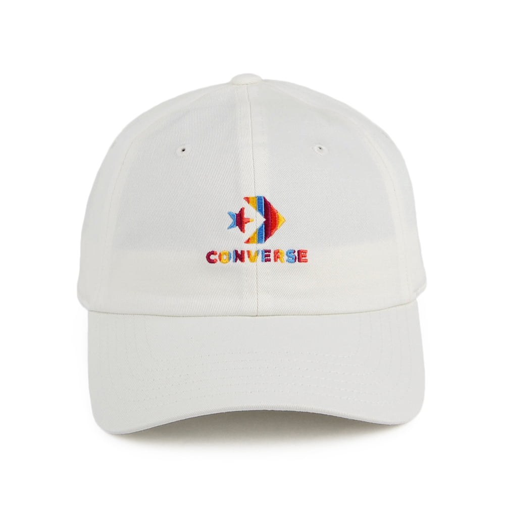 Converse Regenbogen Lock Up Baseball Cap - Weiß-Multi