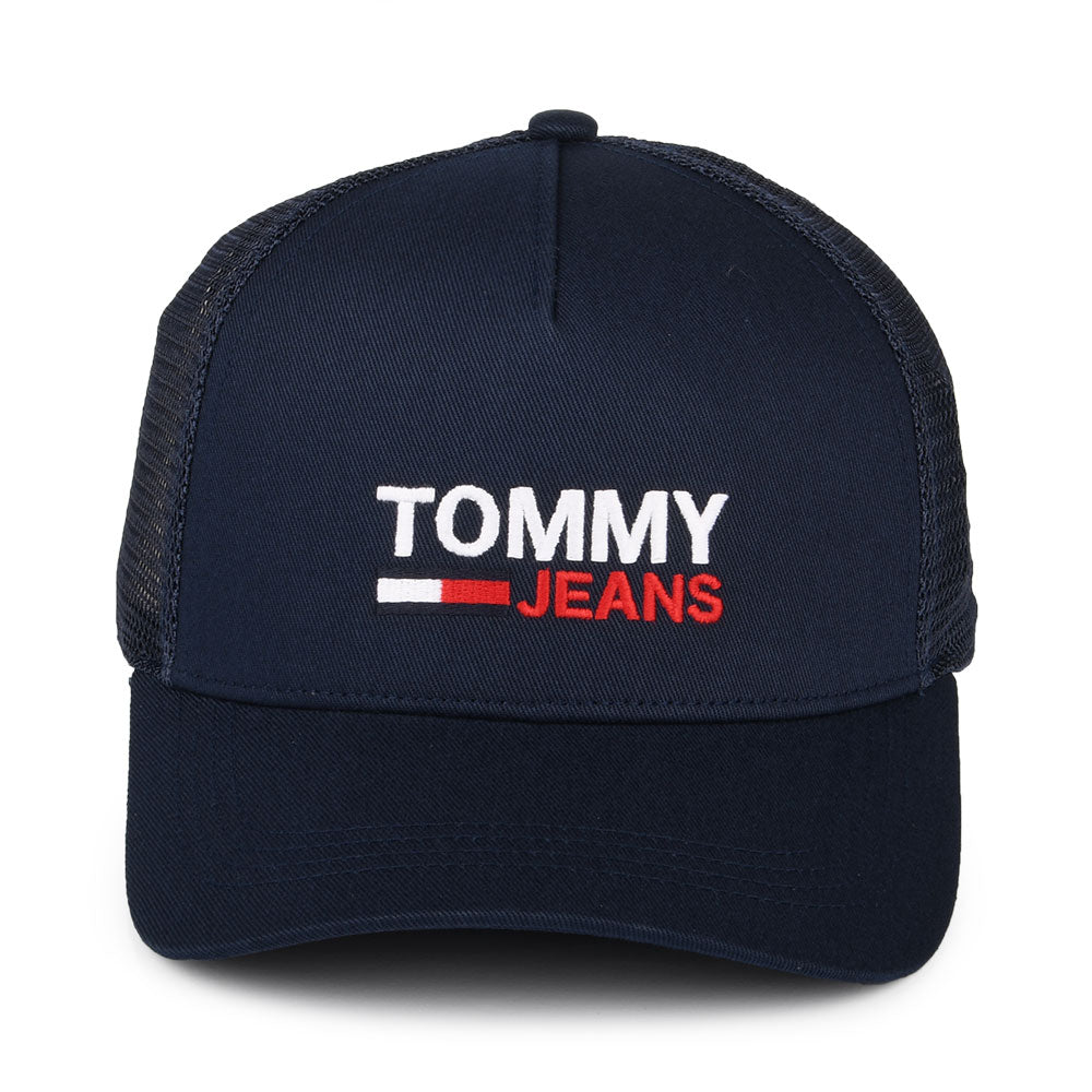 Tommy Hilfiger TJM Flag Trucker Cap - Dunkles Marineblau