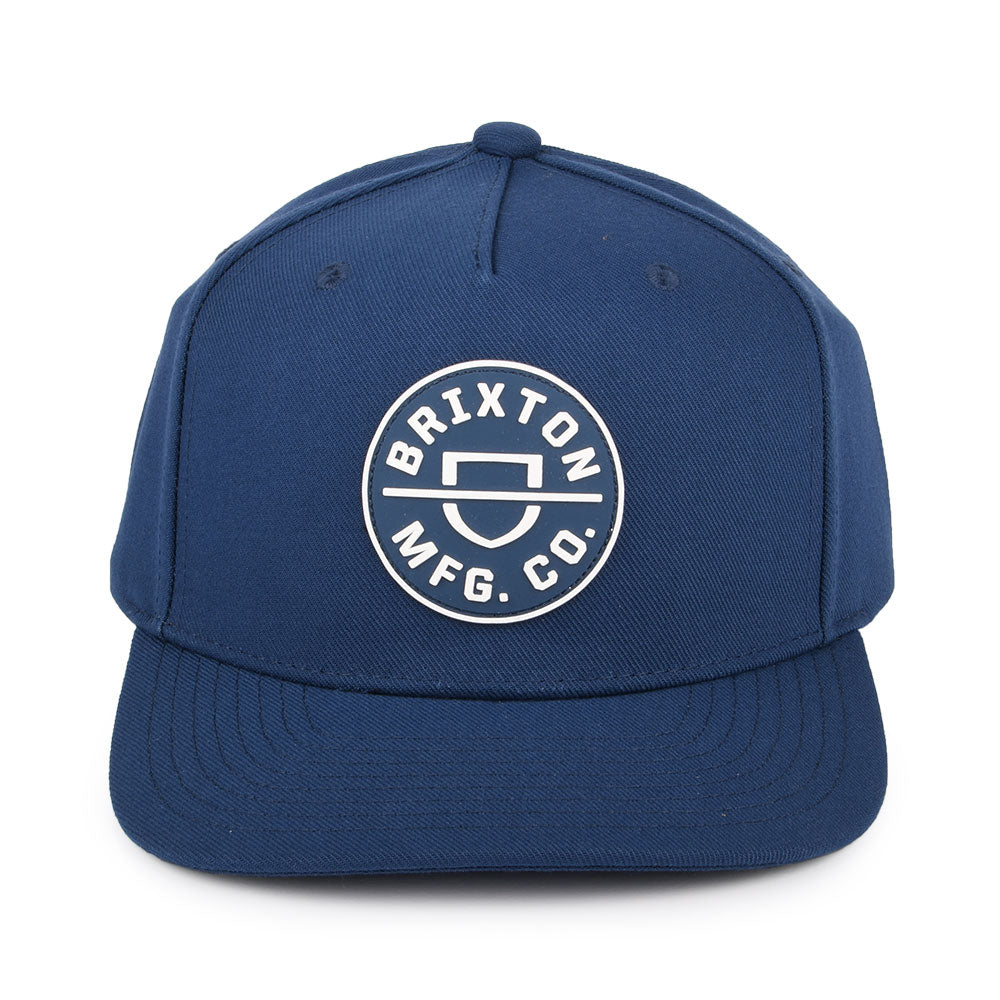 Brixton Crest MP Snapback Cap - Blau