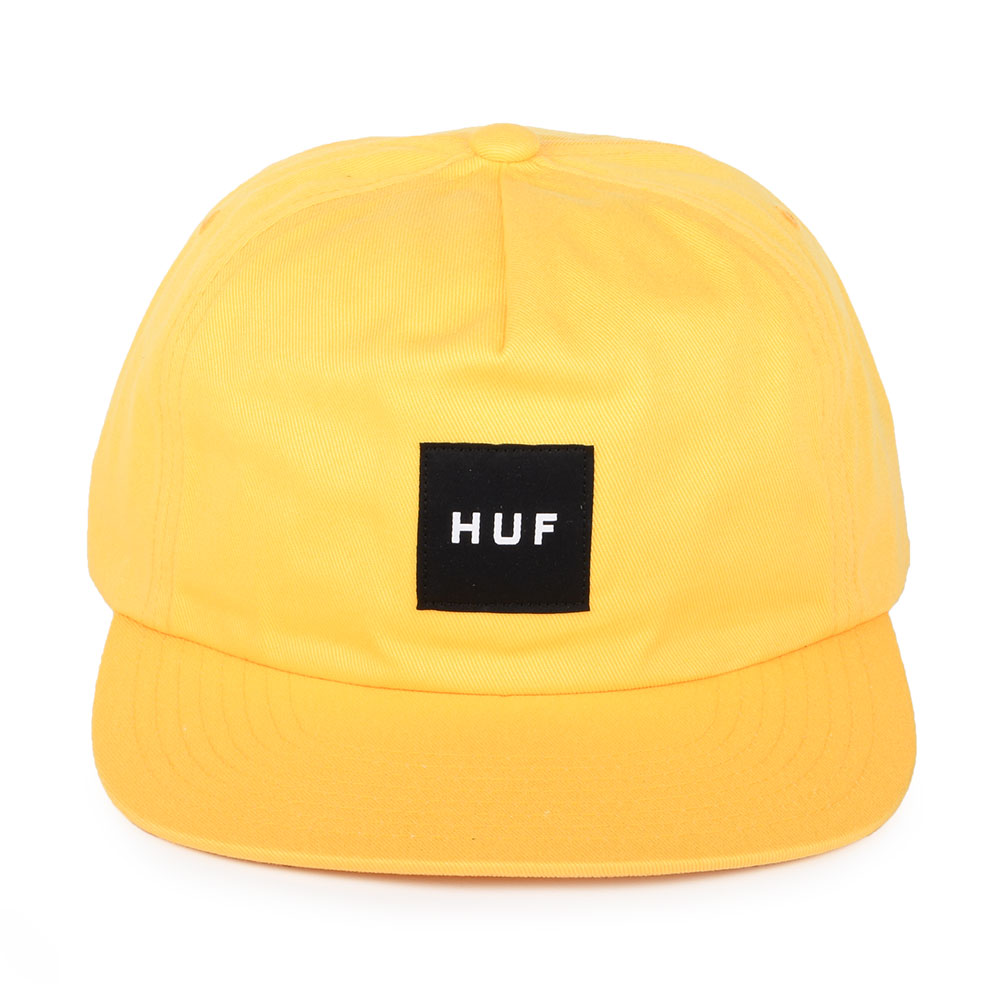 HUF Box Logo Unstrukturierte Snapback Cap - Gelb