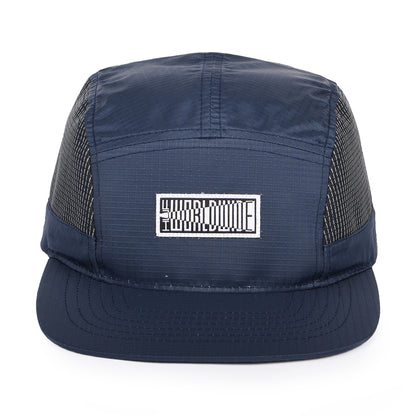 HUF Transit Ripstop 5 Paneelen Cap - Marineblau