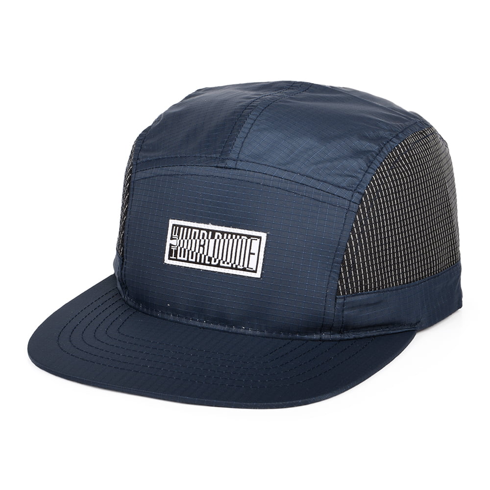 HUF Transit Ripstop 5 Paneelen Cap - Marineblau