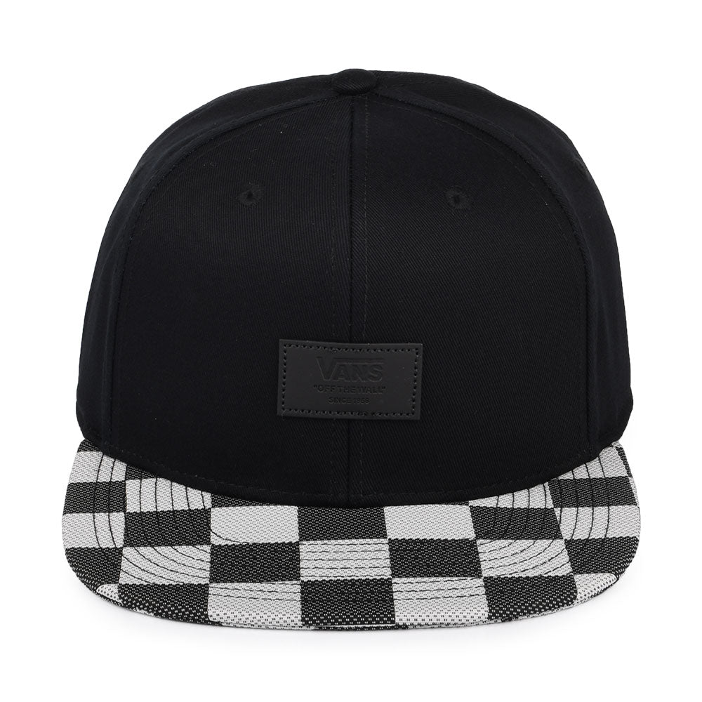 Vans Allover It Snapback Cap mit Karomuster - Schwarz-Weiß