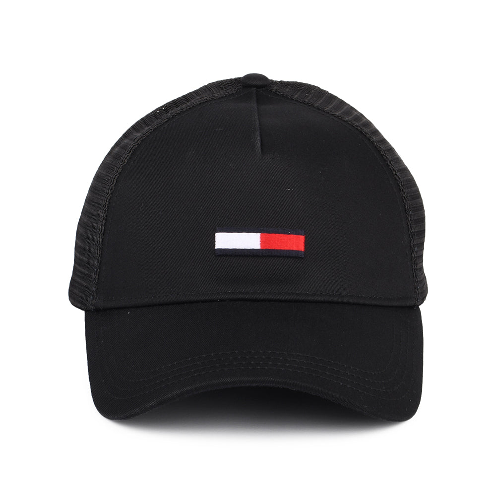 Tommy Hilfiger TJM Flag Trucker Cap - Schwarz