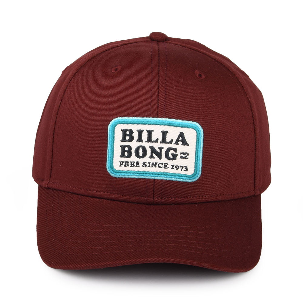 Billabong Walled Snapback Cap aus Baumwolle - Burgunderrot