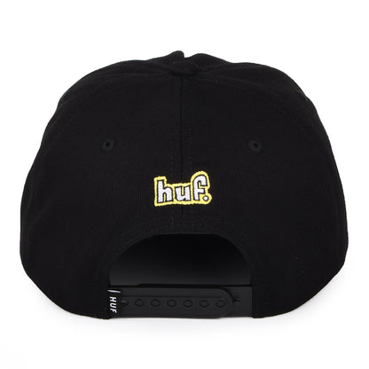 HUF Roasted Unstrukturierte Snapback Cap - Schwarz