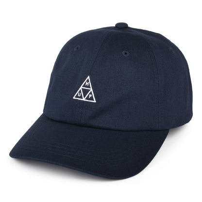 HUF Mini Triple Triangle Curved Visor Baseball Cap - Marineblau