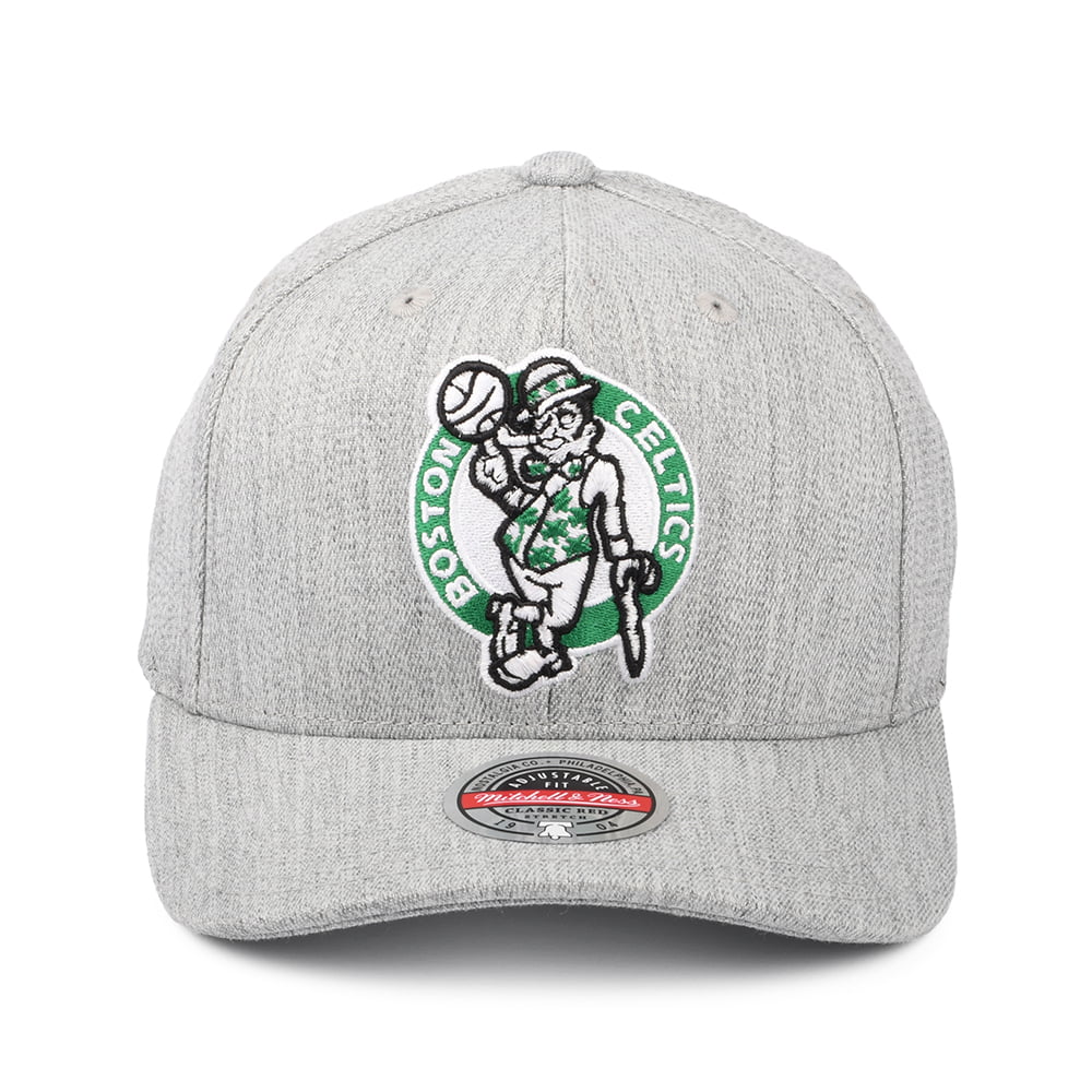 Mitchell & Ness Boston Celtics Snapback Cap - NBA Team Heather Redline - Meliertes Grau