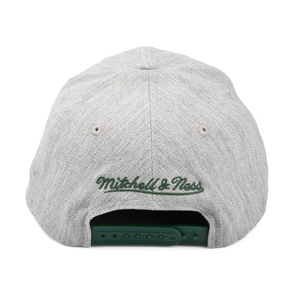 Mitchell & Ness Milwaukee Bucks Snapback Cap - NBA Team Heather Redline - Meliertes Grau