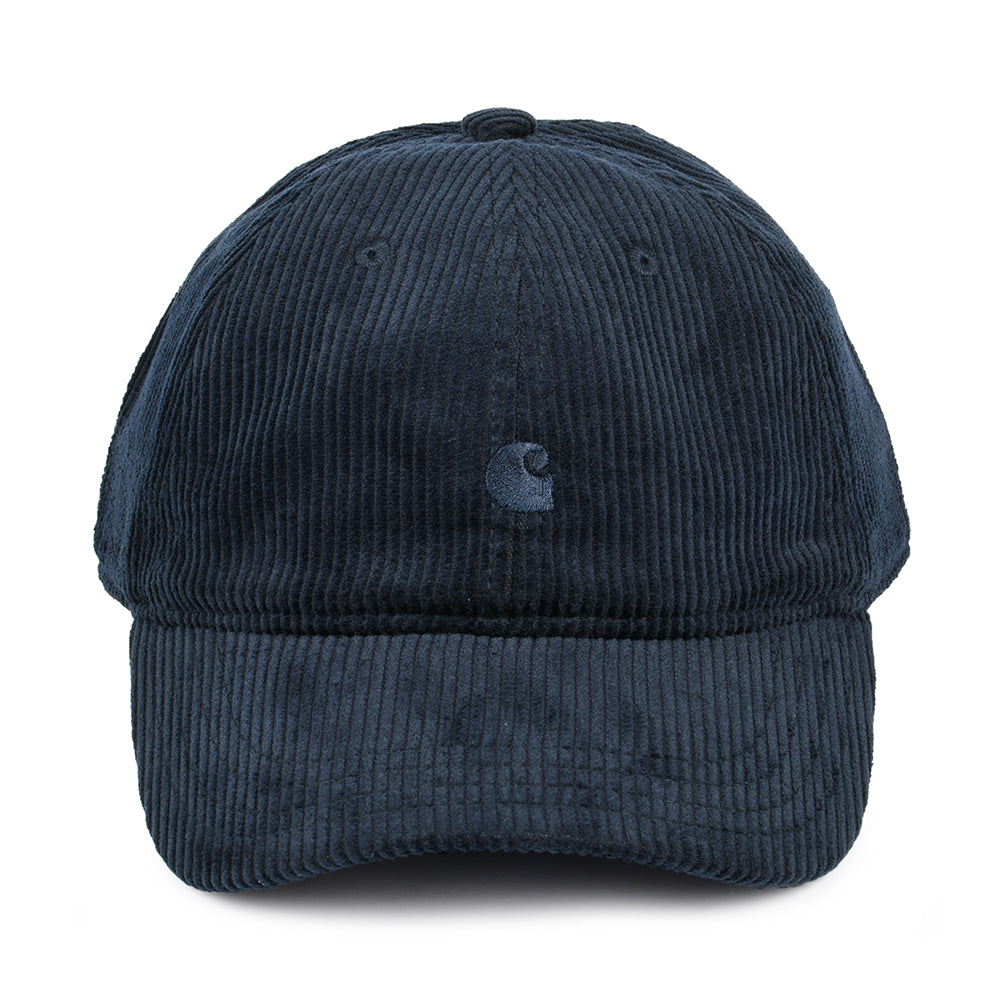 Carhartt WIP Harlem Kord Baseball Cap - Marineblau-Blau