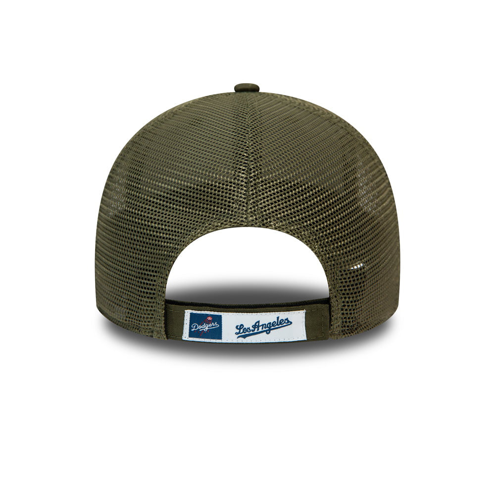 New Era 9FORTY L.A. Dodgers Trucker Cap - MLB Home Field - Olivgrün