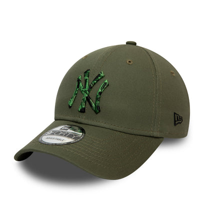 New Era 9FORTY New York Yankees Baseball Cap - MLB Camo Infill II - Olivgrün