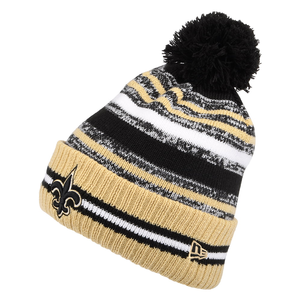 New Era New Orleans Saints Bommelmütze - NFL Sport Knit OTC - Schwarz-Gold