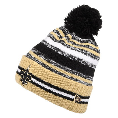 New Era New Orleans Saints Bommelmütze - NFL Sport Knit OTC - Schwarz-Gold