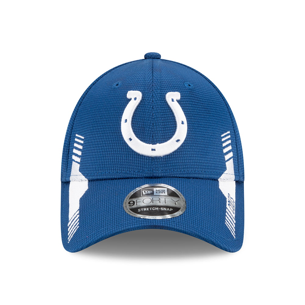 New Era 9FORTY Snap Indianapolis Colts Baseball Cap - NFL Sideline Home - Blau-Weiß