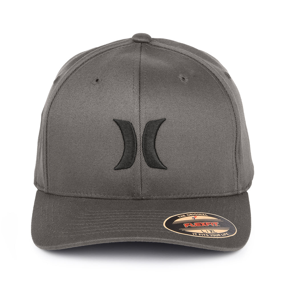 Hurley One & Only Flexfit Baseball Cap - Dunkelgrau