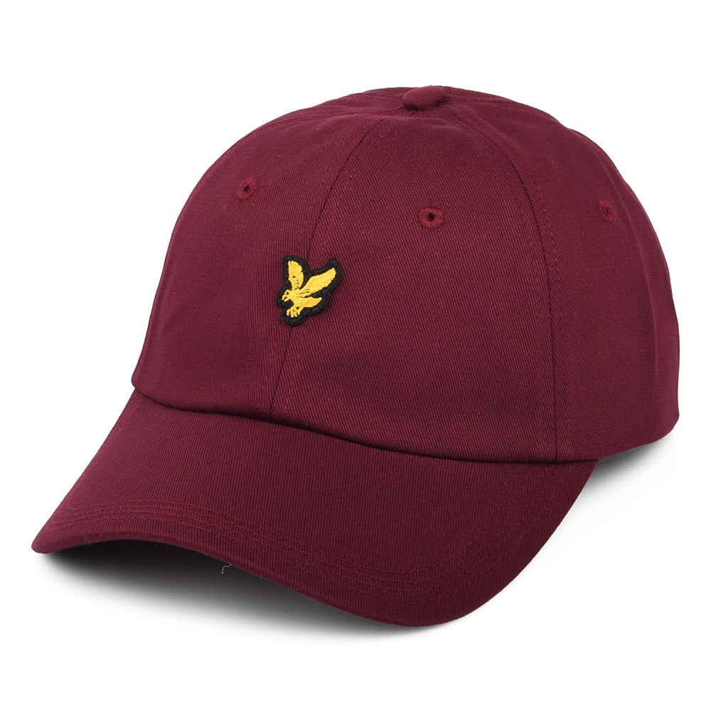 Lyle & Scott Vintage Baseball Cap - Burgunderrot