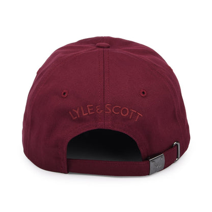 Lyle & Scott Vintage Baseball Cap - Burgunderrot