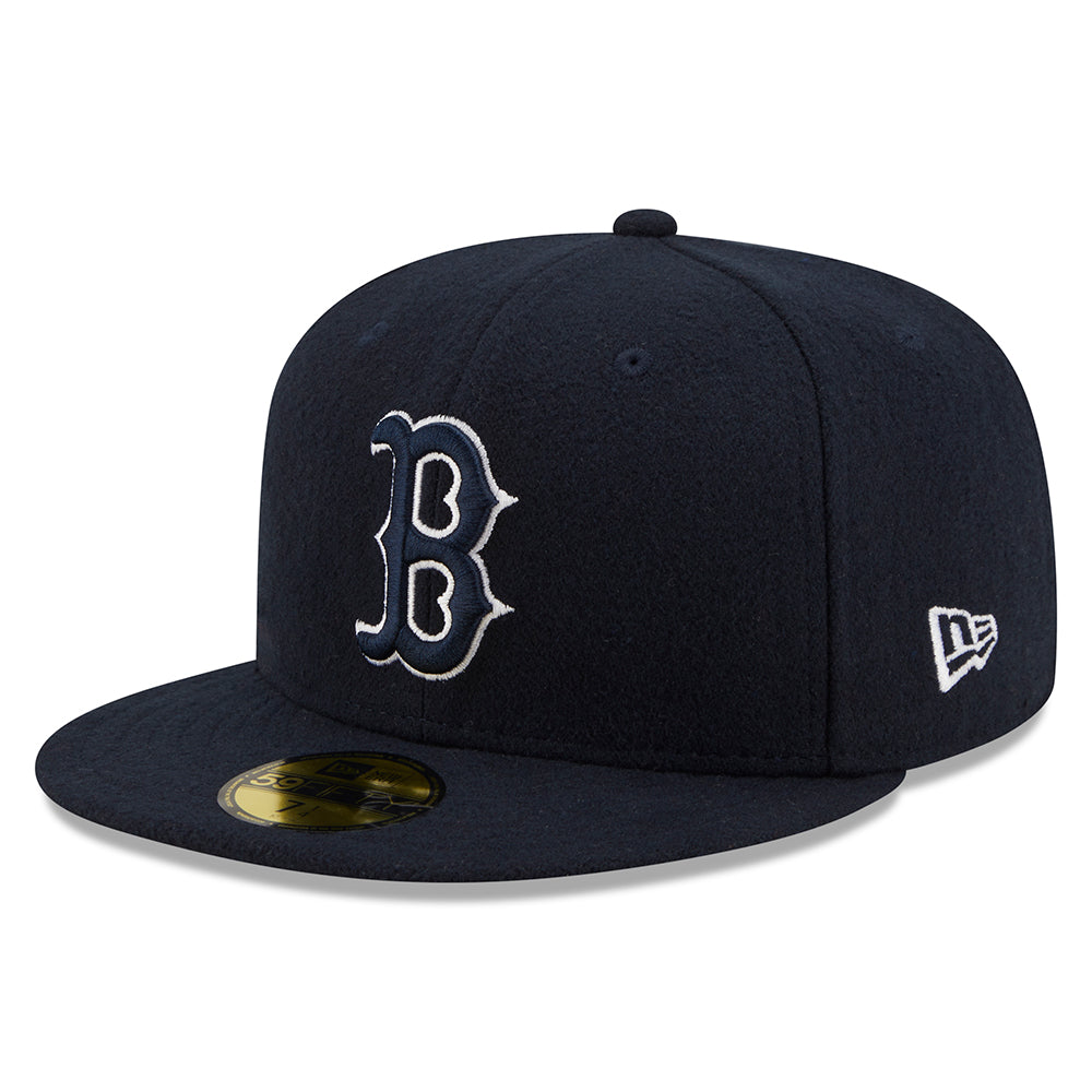 New Era 59FIFTY Boston Red Sox Baseball Cap - MLB Melton - Marineblau