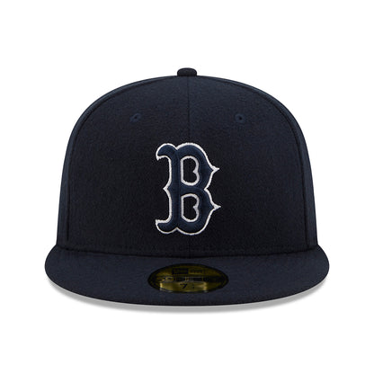 New Era 59FIFTY Boston Red Sox Baseball Cap - MLB Melton - Marineblau