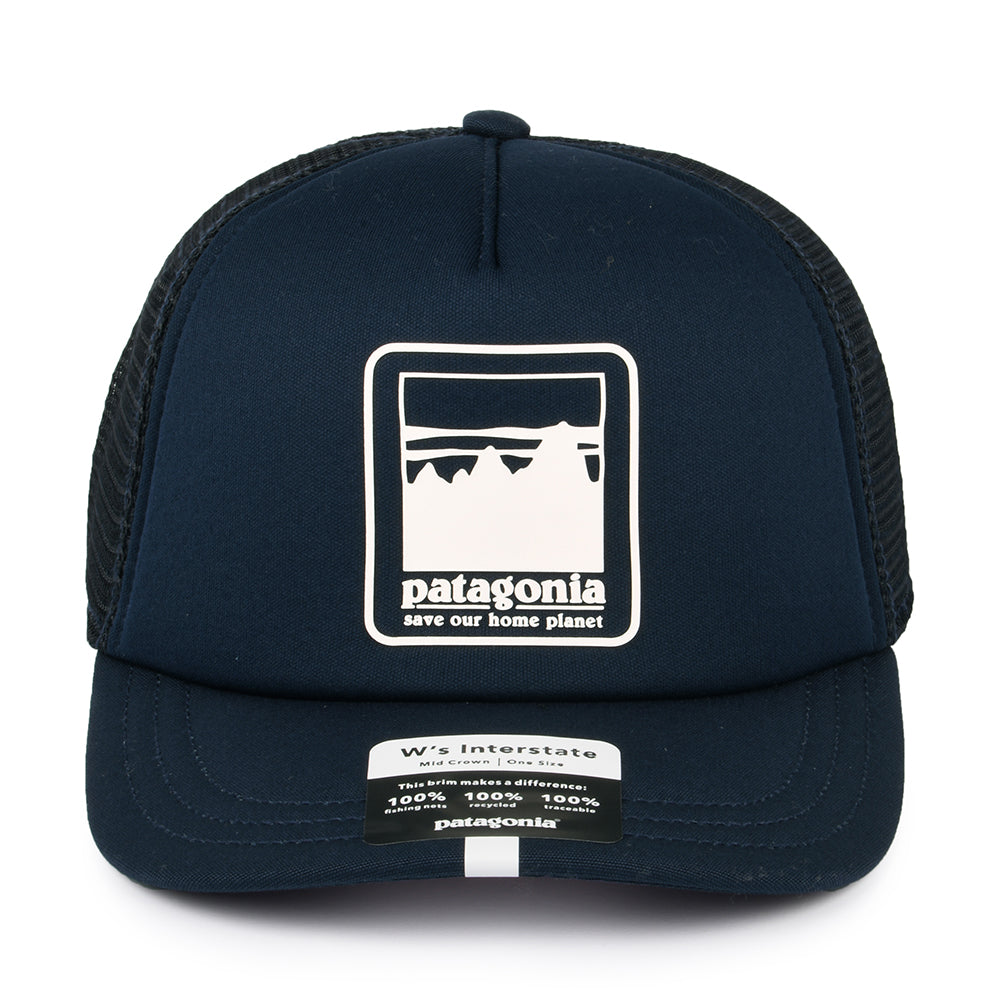 Patagonia Alpine Icon Interstate Trucker Cap - Marineblau