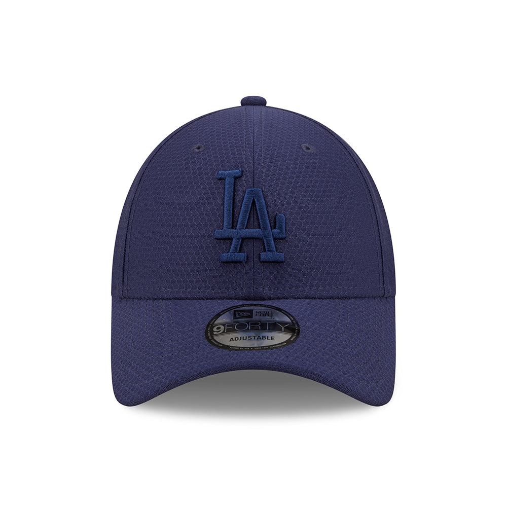 New Era 9FORTY L.A. Dodgers Baseball Cap - MLB Mono Team Colour - Helles Marineblau