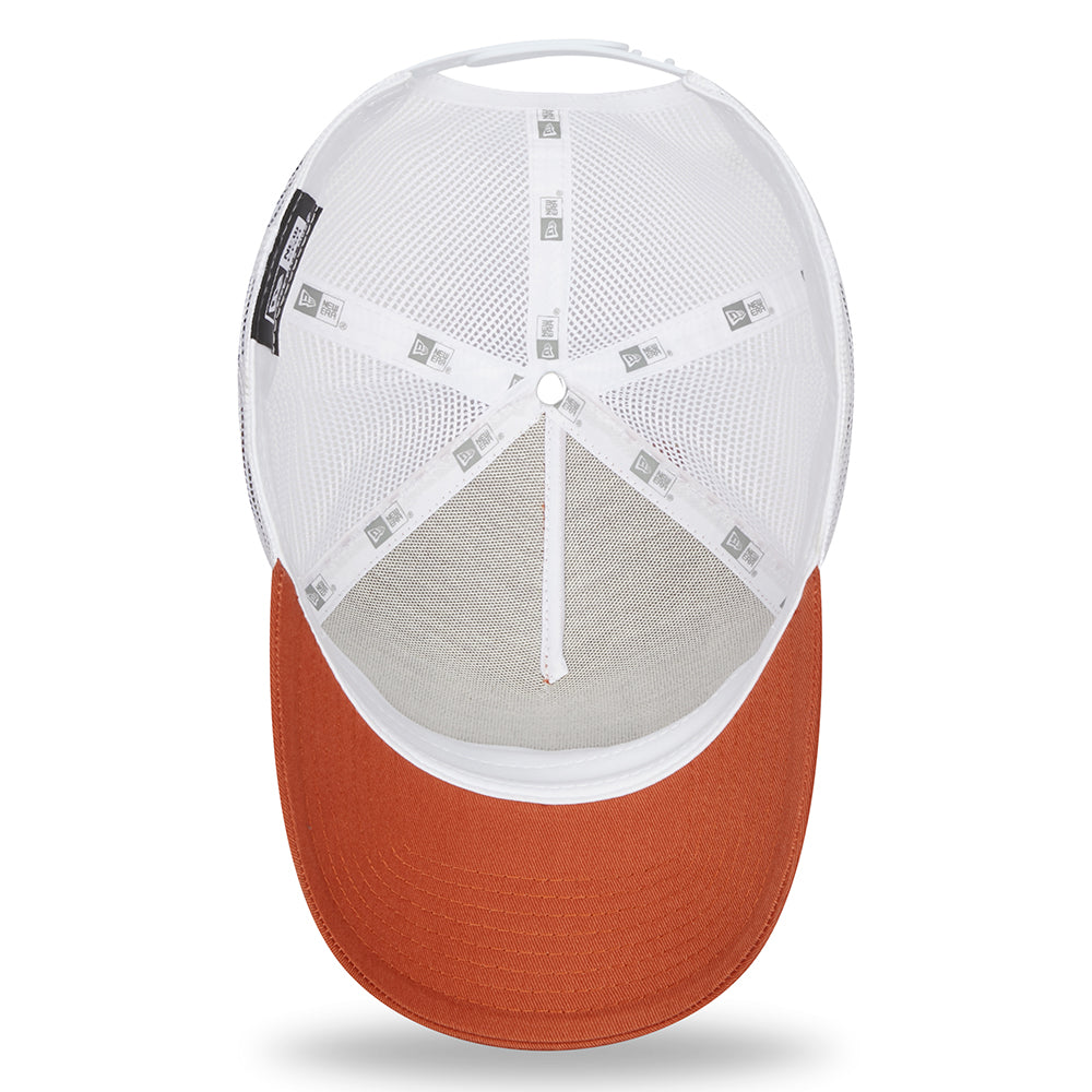 New Era NE Camp Patch A-Frame Trucker Cap - Verbranntes Orange