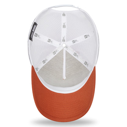 New Era NE Camp Patch A-Frame Trucker Cap - Verbranntes Orange