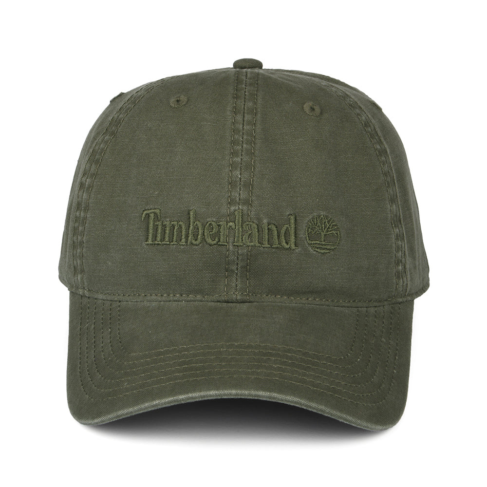 Timberland Cooper Hill Baseball Cap aus Baumwoll-Canvas - Dunkelolivgrün