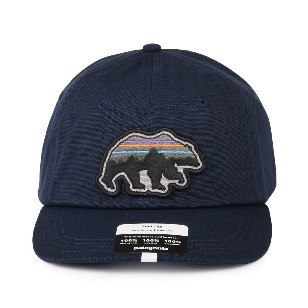 Patagonia Back For Good Trad Baseball Cap aus organischer Baumwolle - Marineblau