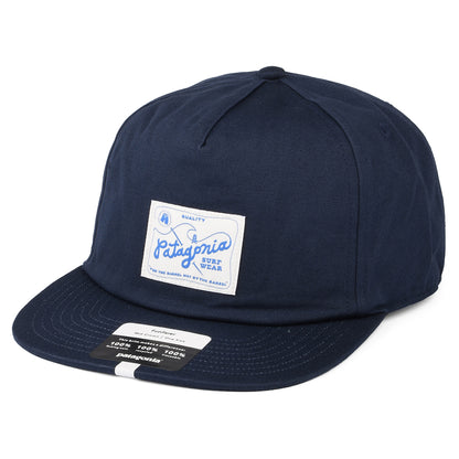 Patagonia Quality Surf Label Funfarer Baseball Cap - Marineblau