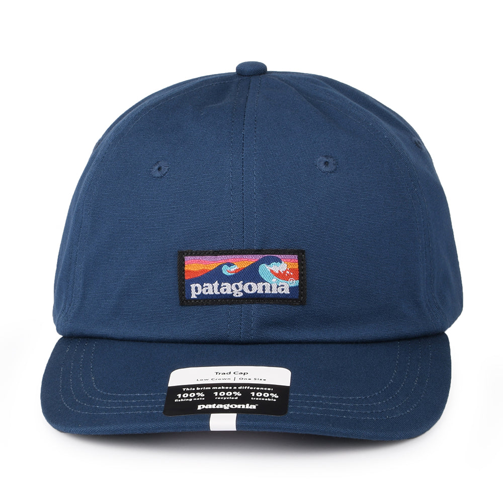 Patagonia Boardshort Label Trad Baseball Cap - Marineblau