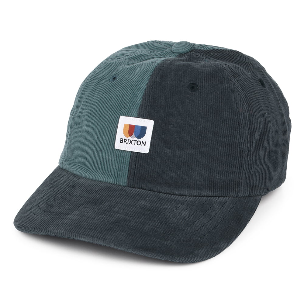 Brixton Alton LP Kord Baseball Cap Zweifarbig - Marineblau