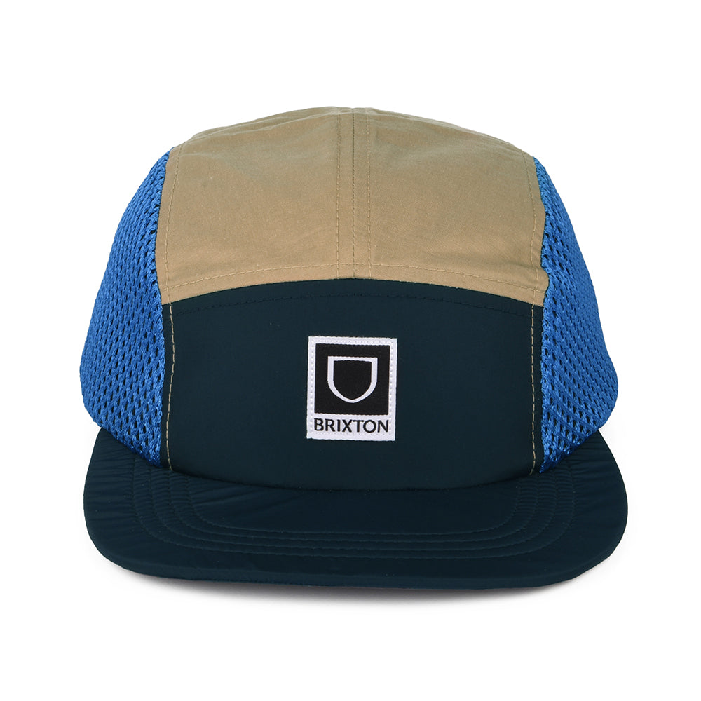 Brixton Beta X LP Mesh 5 Paneelen Cap - Bronze-Petrol-Marineblau