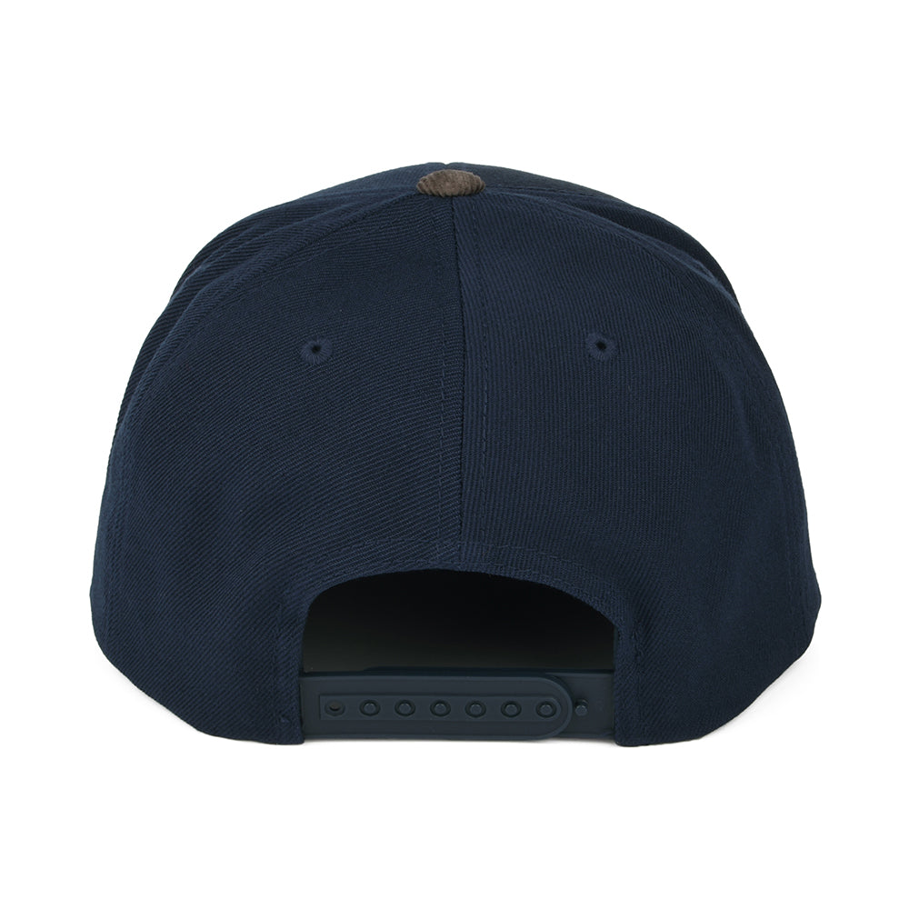 Brixton Oath III Snapback Cap - Marineblau-Braun