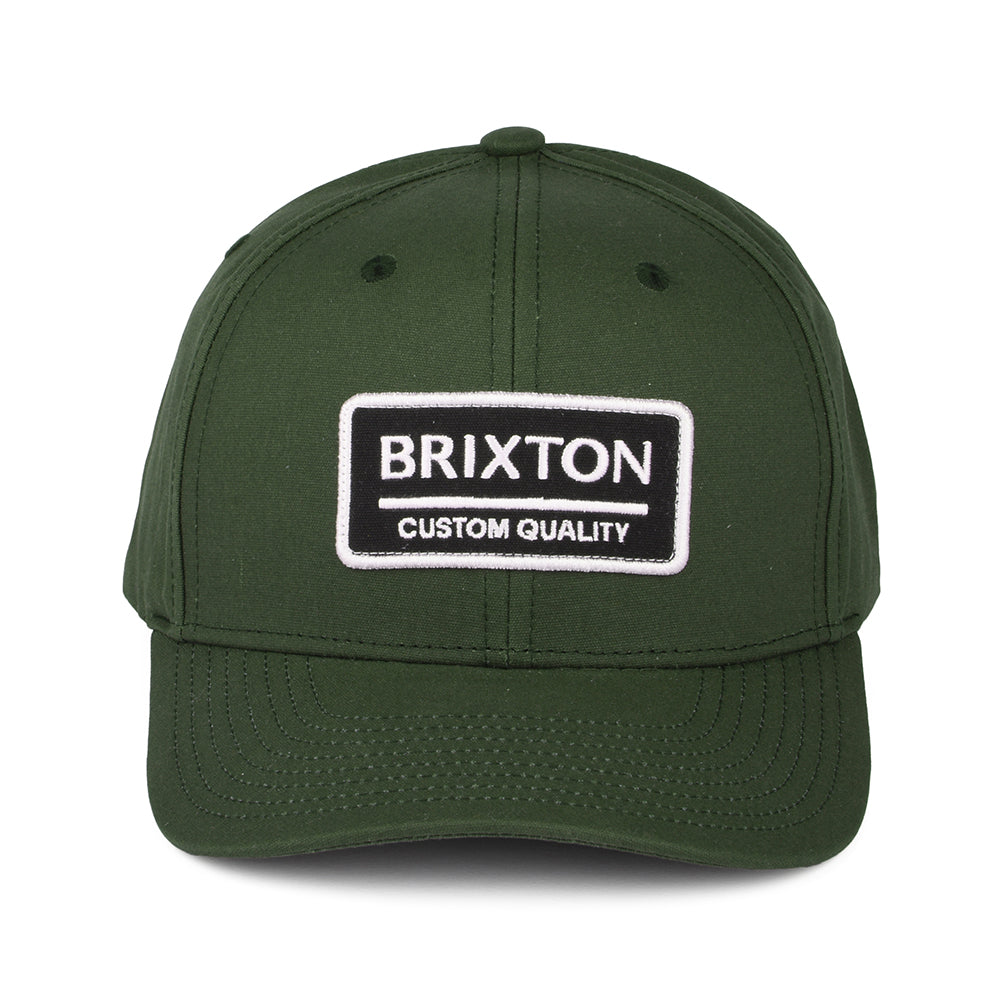 Brixton Palmer Proper NetPlus MP Snapback Cap - Olivgrün