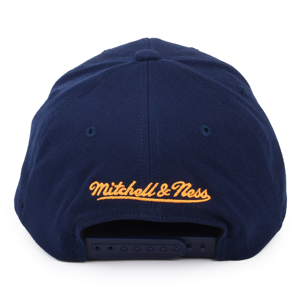 Mitchell & Ness Utah Jazz Snapback Cap - NBA Team Ground Stretch - Marineblau