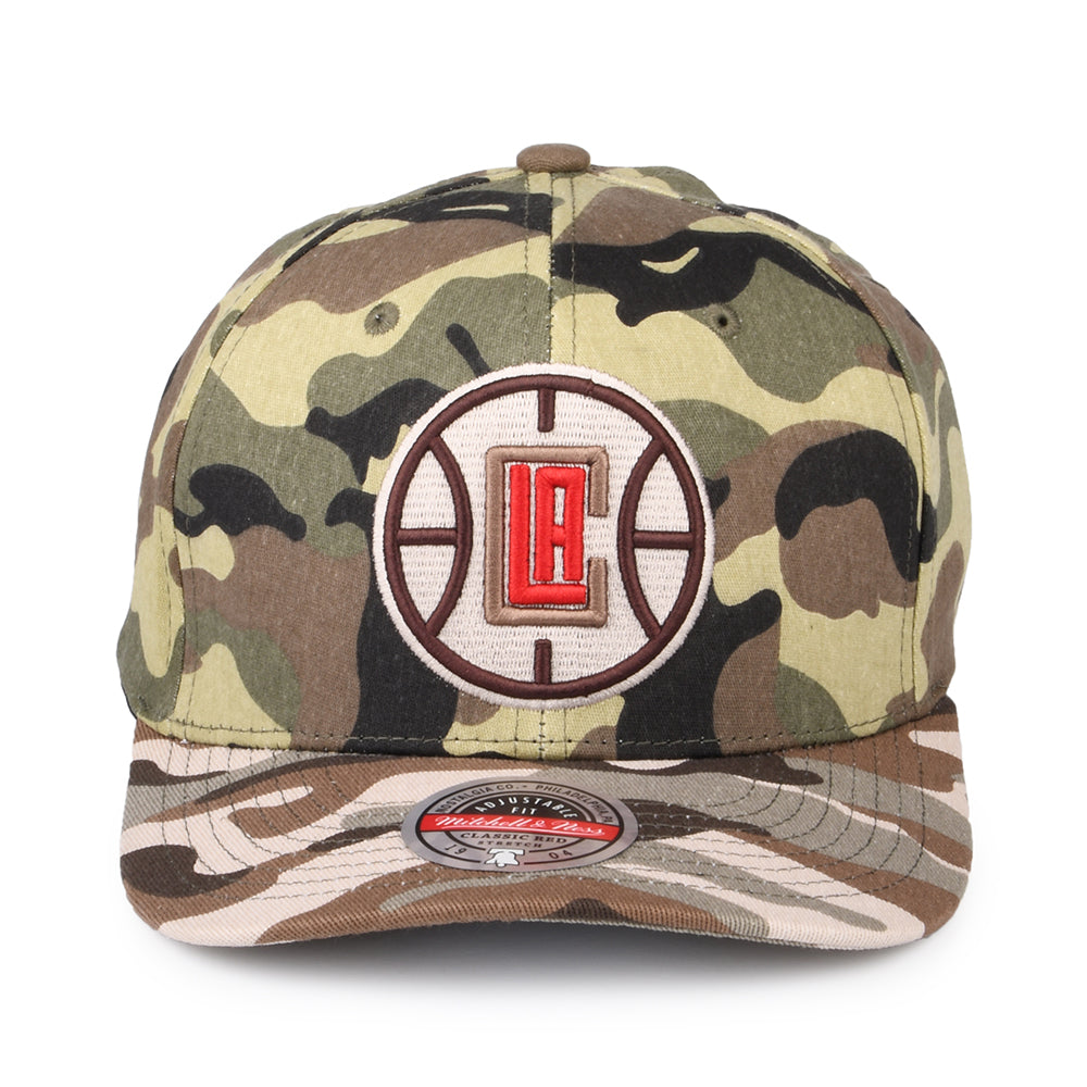 Mitchell & Ness L.A. Clippers Snapback Cap - NBA Woodland Desert Stretch - Tarnfarben