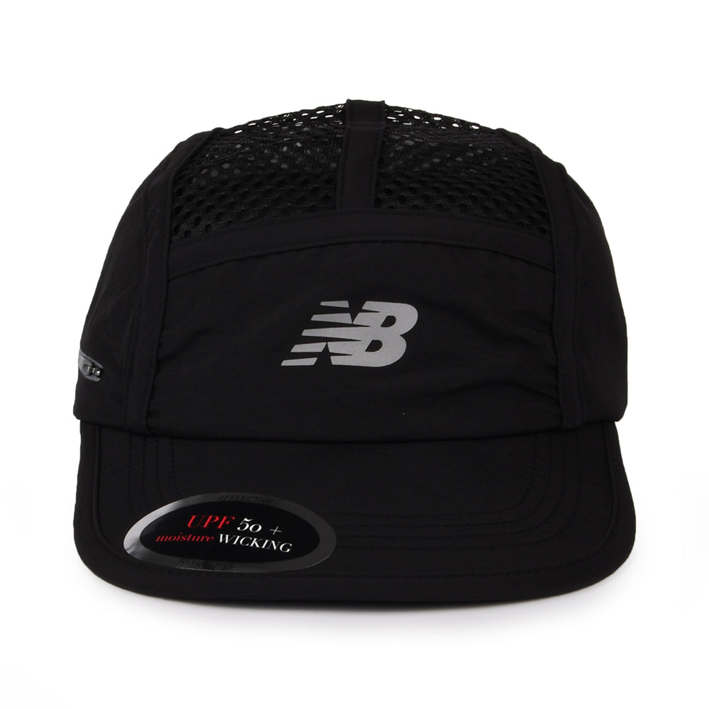 New Balance Running Stash Knautschbarer 5 Paneelen Cap - Schwarz