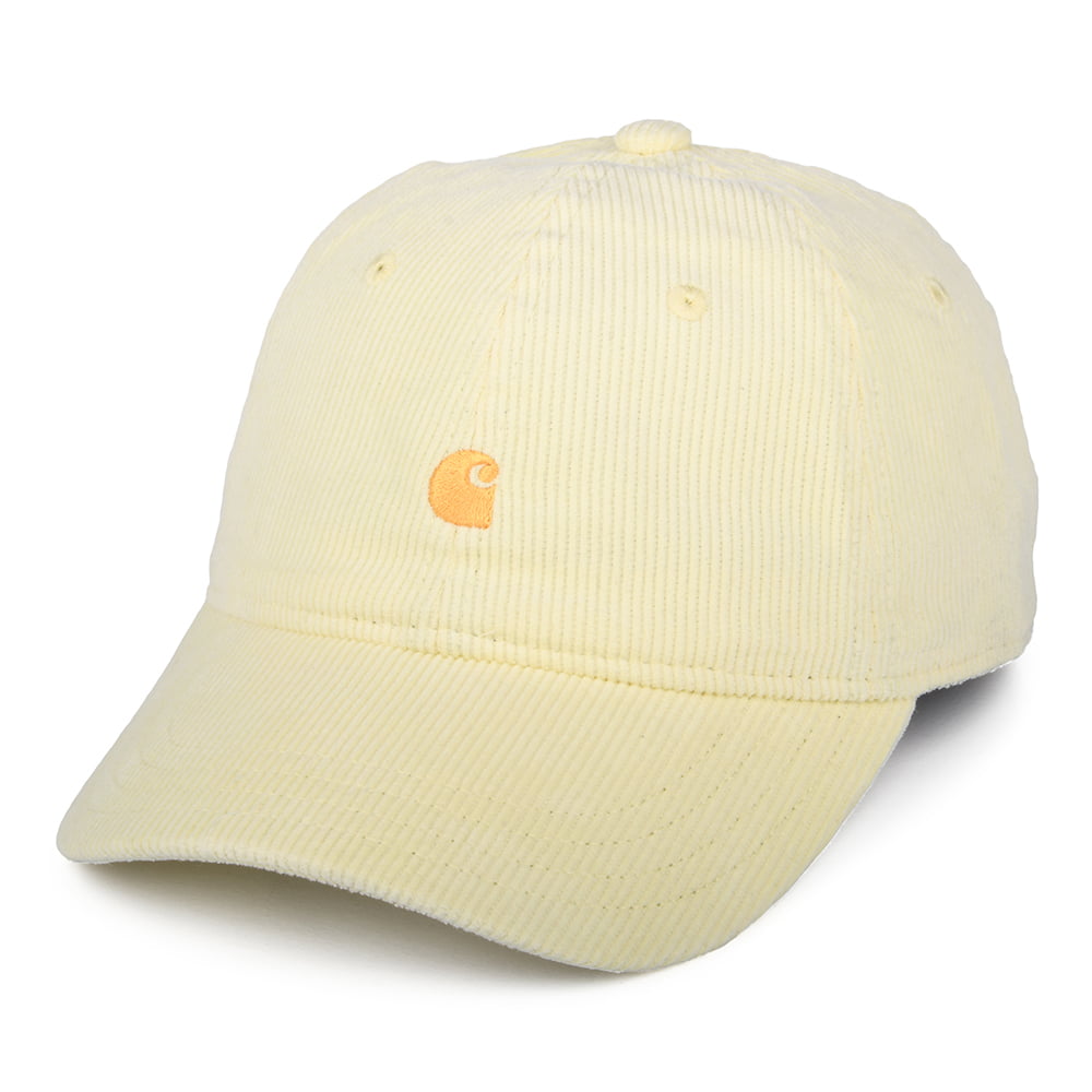 Carhartt WIP Harlem Kord Baseball Cap - Hellgelb