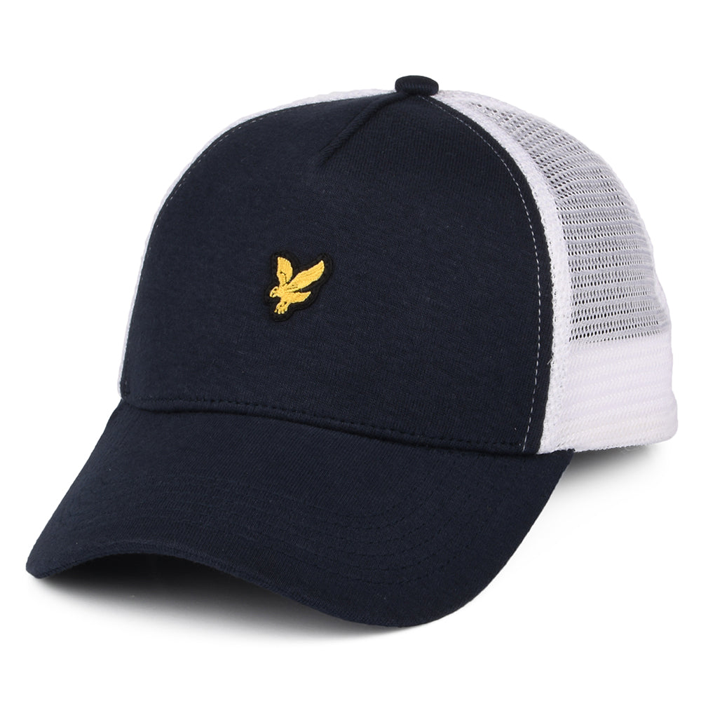 Lyle & Scott Trucker Cap - Dunkles Marineblau-Weiß