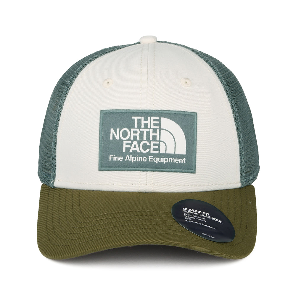 The North Face Mudder Recycled Trucker Cap - Cremefarben-Olivgrün