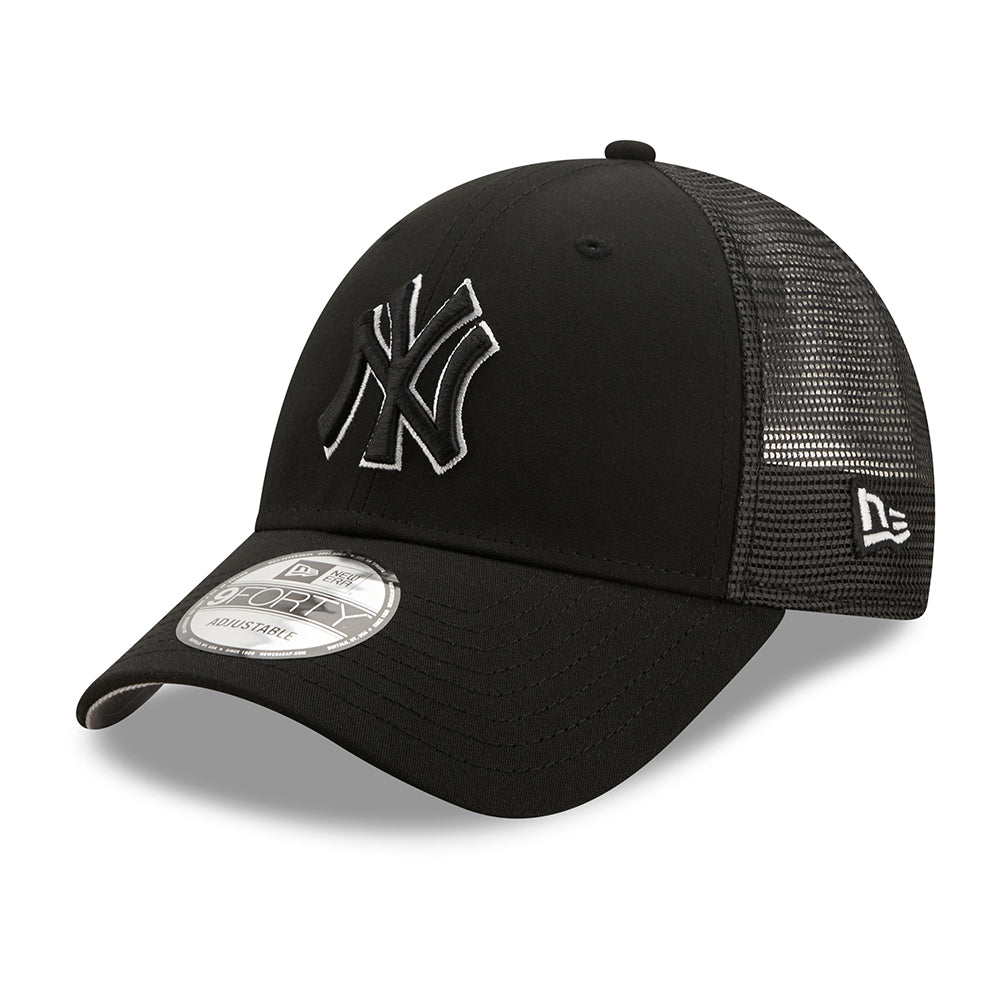 New Era 9FORTY New York Yankees Trucker Cap - MLB Home Field I - Schwarz