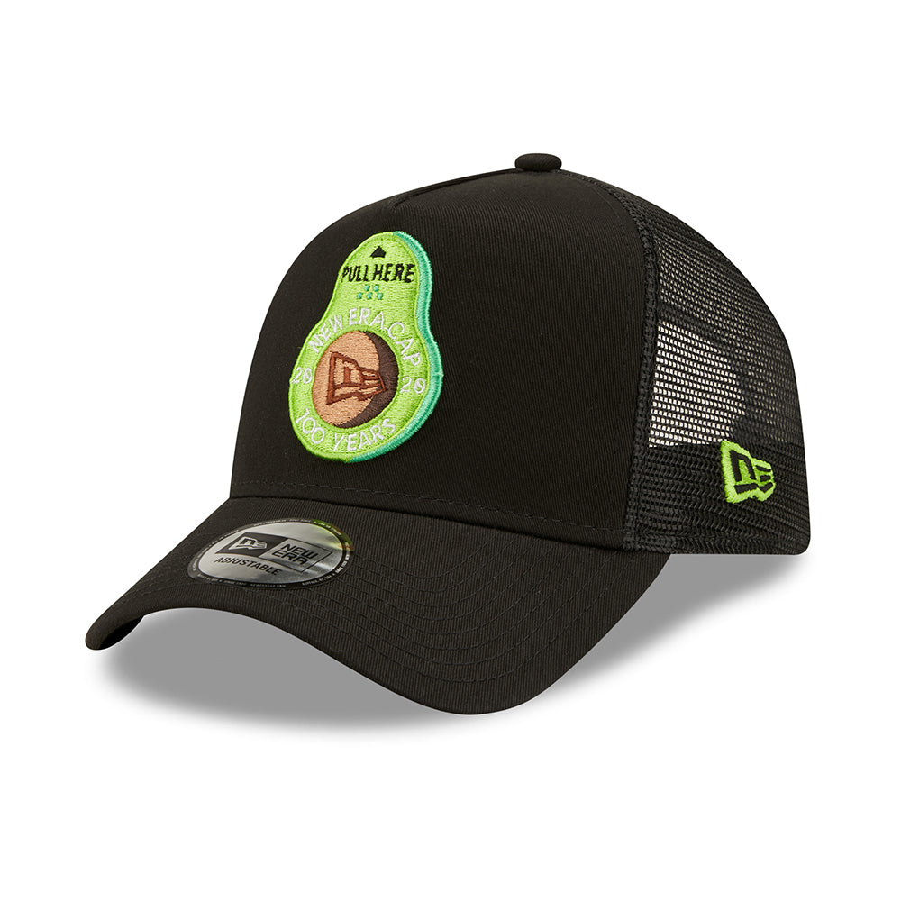 New Era 9FORTY A-Frame Trucker Cap - NE Food Icon - Schwarz